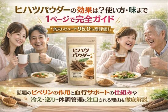 ヒハツパウダーの効果は？使い方・味まで1ページで完全ガイド