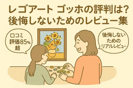 レゴアート ゴッホの評判は？後悔しないためのレビュー集