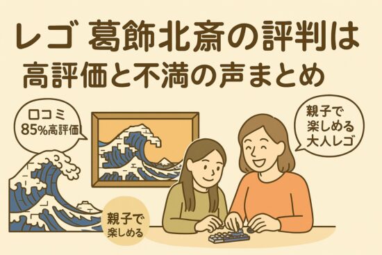 レゴ 葛飾北斎の評判｜高評価と不満の声まとめ