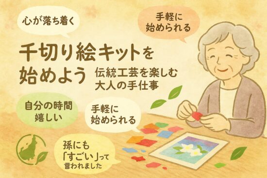 千切り絵 キットを始めよう｜伝統工芸を楽しむ大人の手仕事