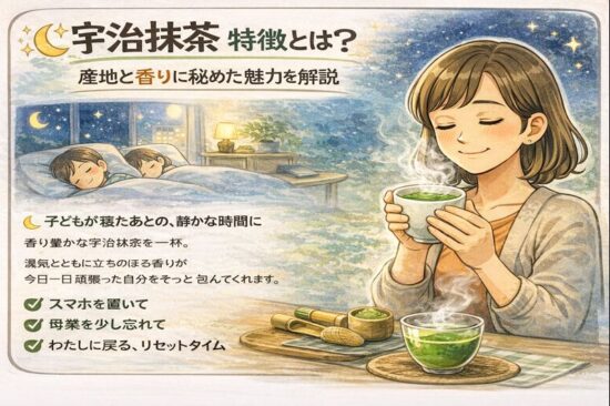 宇治抹茶 特徴とは？産地と香りに秘めた魅力を解説